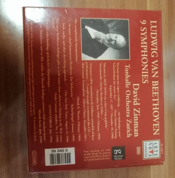 CD Beethoven 9 Simphonies