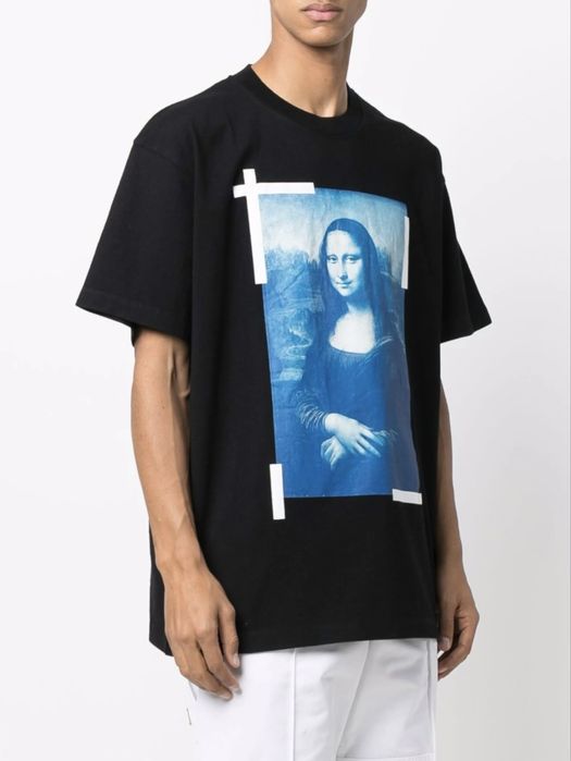 НОВО Тениска OFF-White MonaLisa oversize
