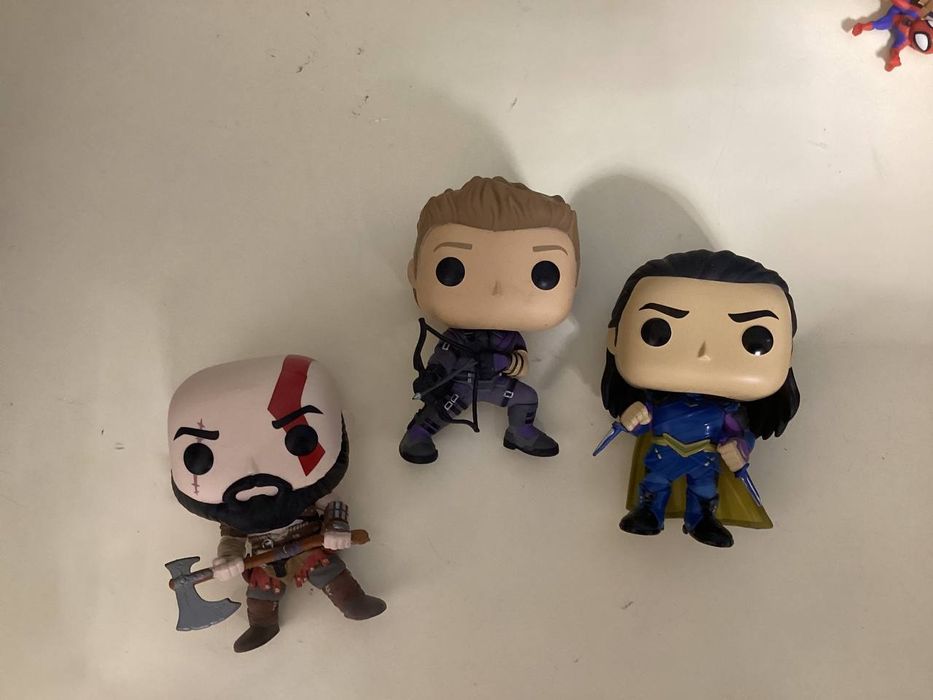 funko pop от Marvel и God of War
