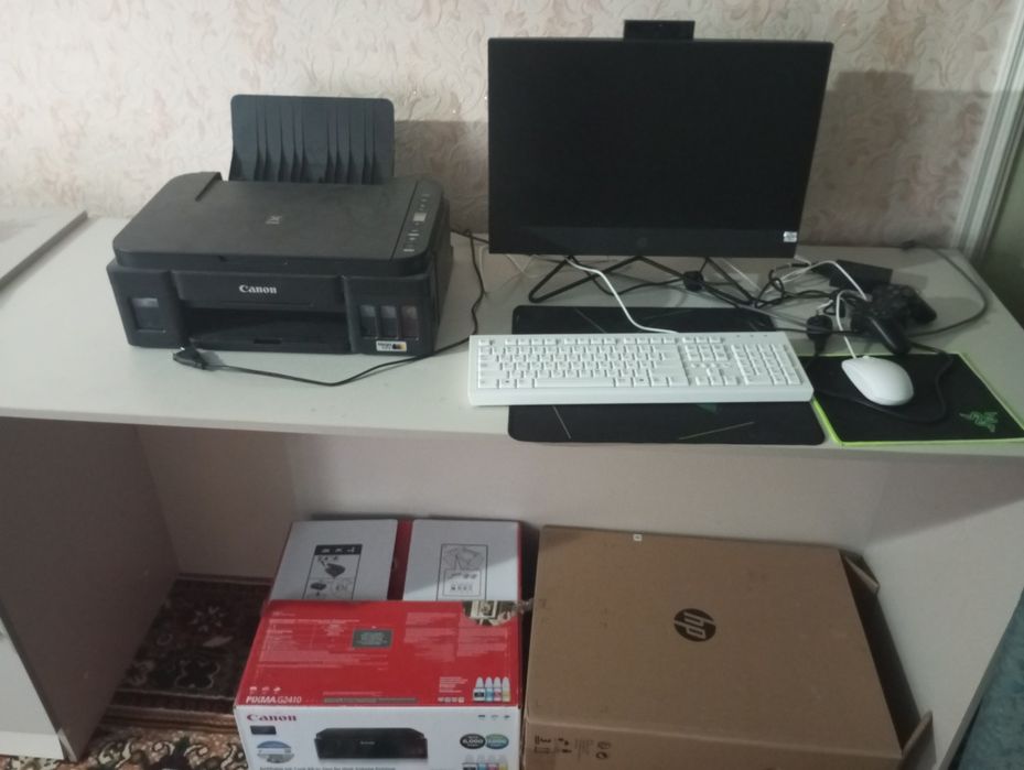 Kompyuter Monoblok HP Canon printer