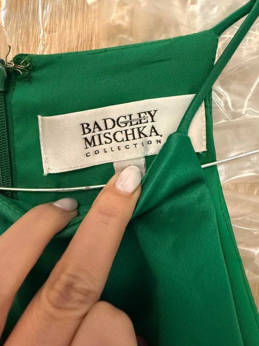Rochie Badgley Mischka – verde smarald, mărimea S-M