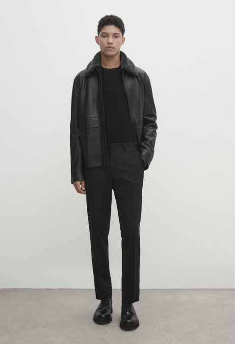 Geaca Massimo Dutti din piele