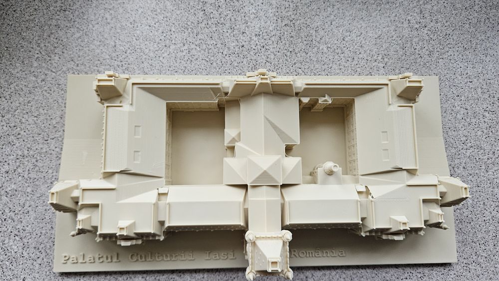 Palatul Culturii Iasi Romania 3D Print unicat proiect drona