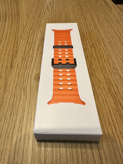 Curea silicon originala Samsung Watch Ultra 47mm Orange Portocalie