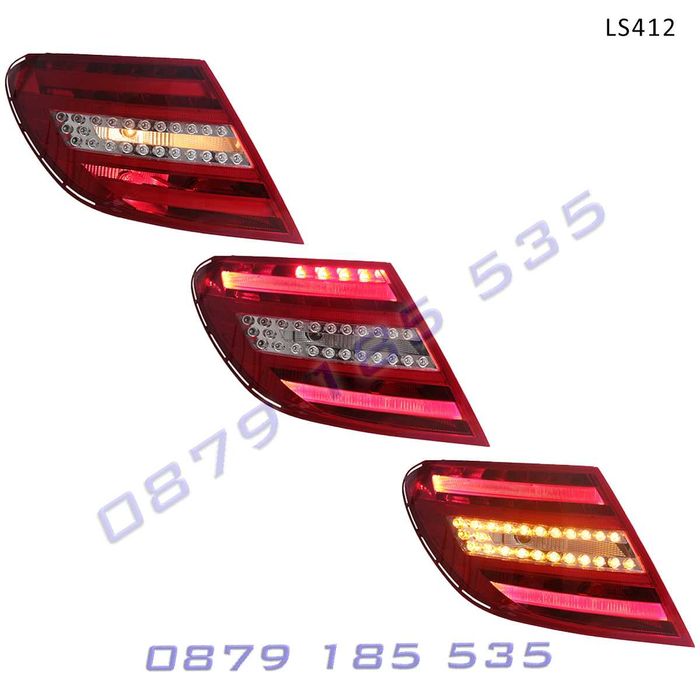 Тунинг LED стопове Mercedes C W204 07-14 нов стил Мерцедес ц класа лед
