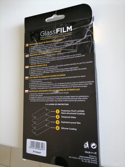 Vând folie sticla pentru Iphone 11 Pro, X, xs,nou calitate la cutie.