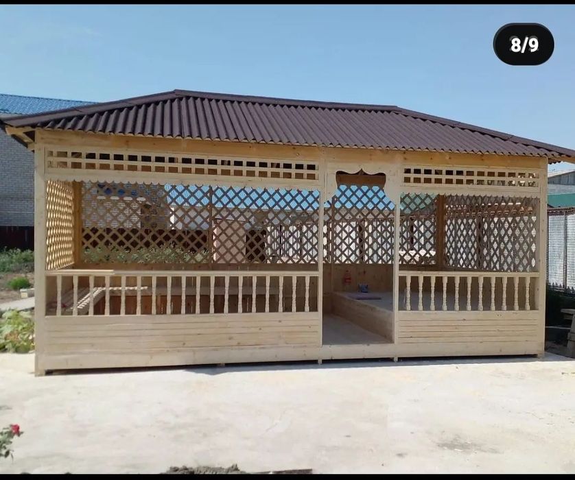 Изготавливается беседки