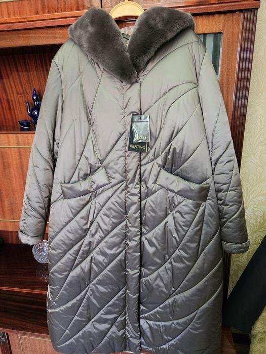 Пуховик женский, зимний.р 62