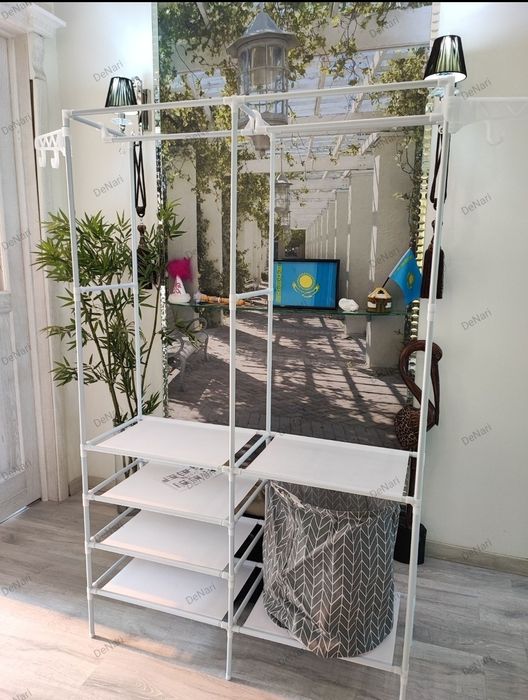 Шкаф, полка, гардероб, вешалка