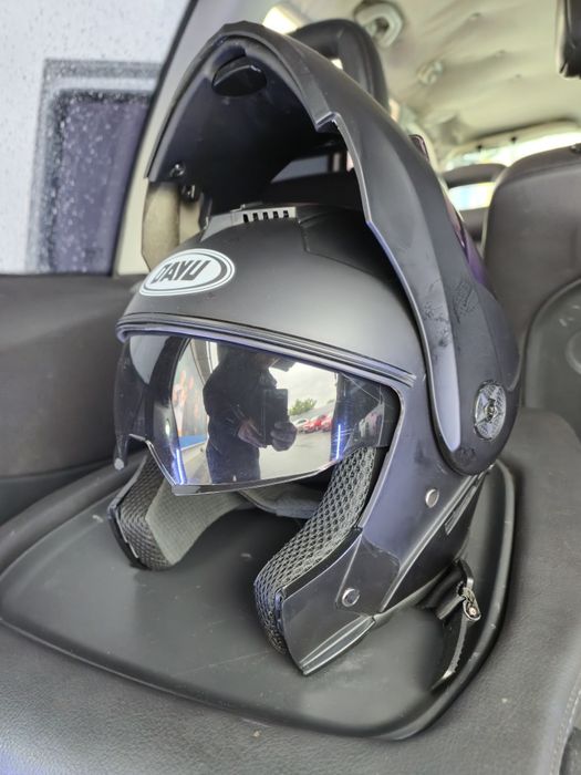 Casca moto flip viziera uv