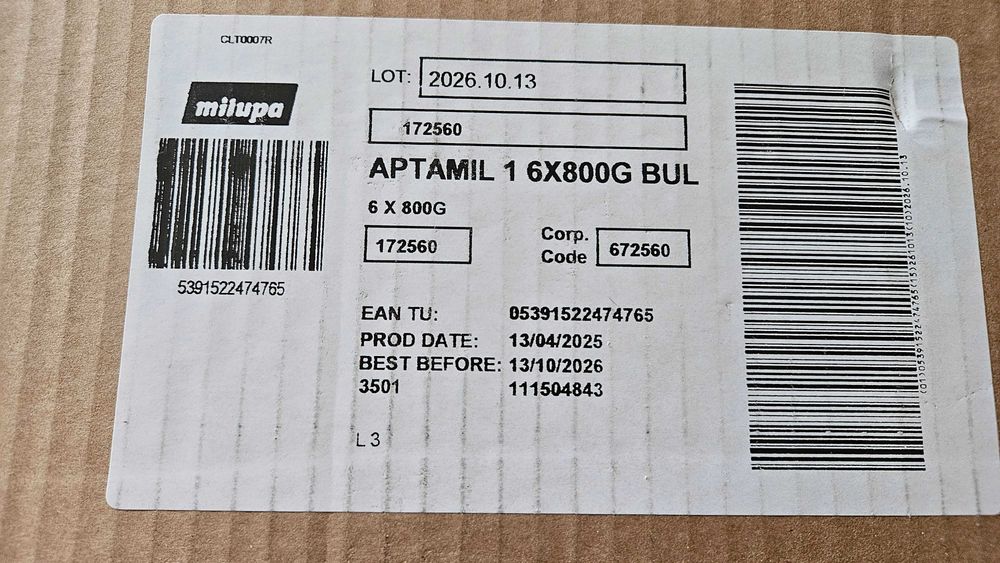 Aptamil pronutra 1 800gr