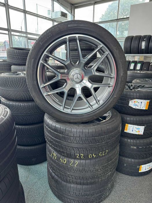 Jante Mercedes W463 G Class Anvelope vara noi Pirelli MO 295 40 22