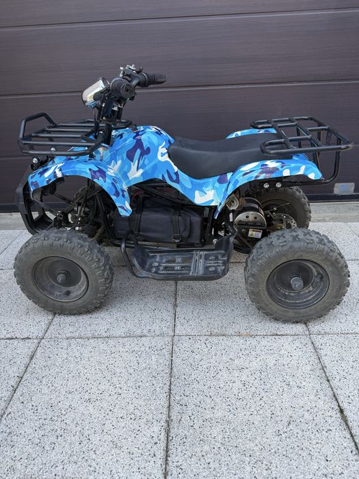 Atv electric de 800w cu 3 viteze si roti de 6 inch pentru copii