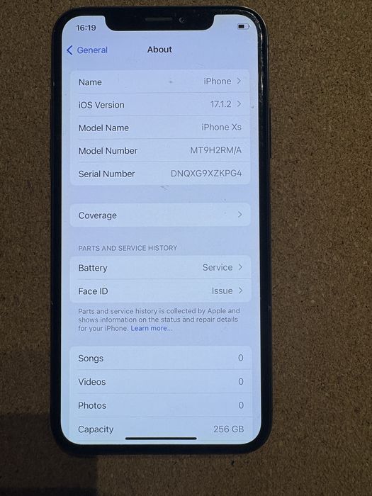 Apple Iphone XS 256Gb ID-XXL5931