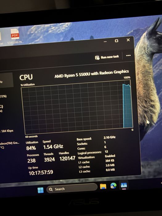 Vand laptop Asus office Ryzen 5 5500u