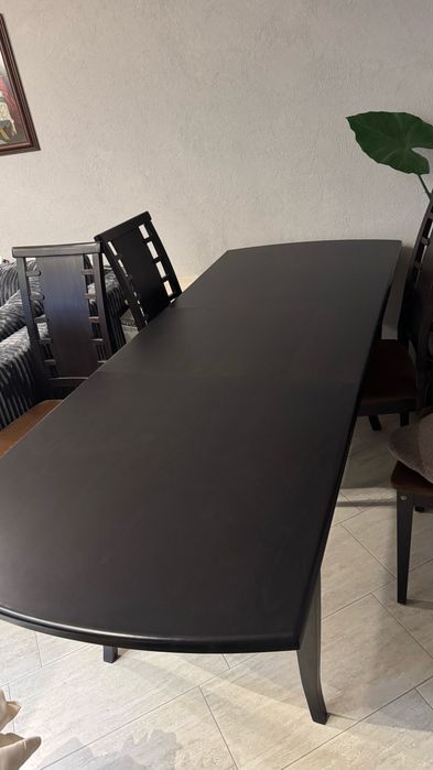 Поръчкова трапезна маса и столове