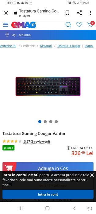 Tastatură  gaming