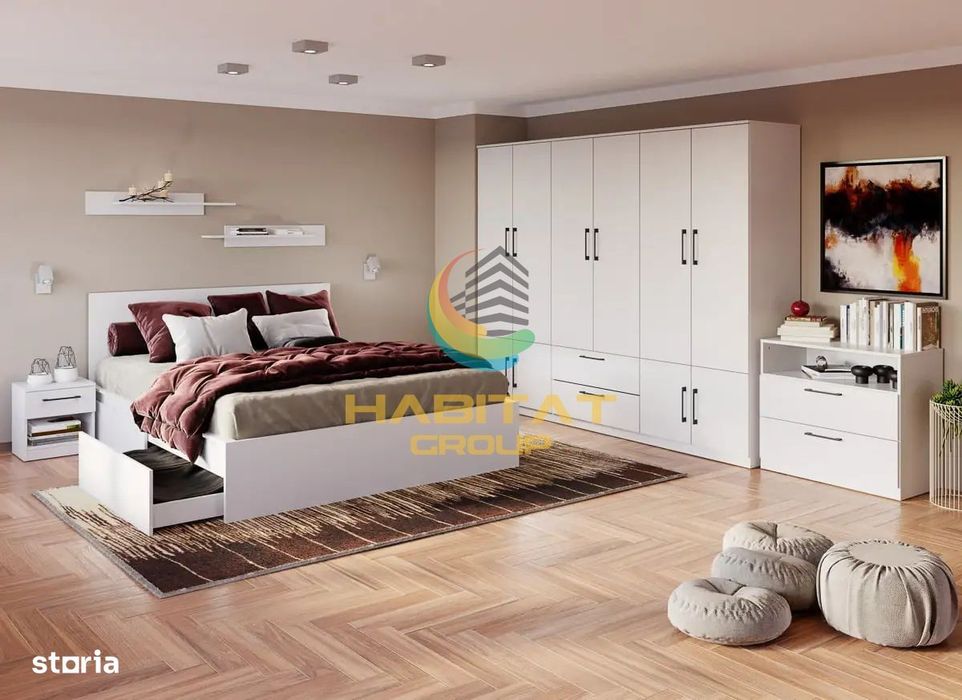 2 Camere Decomandat - Ansamblu Nou, Achizitie in Rate