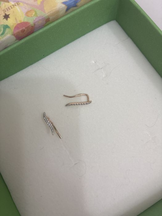 Золотые серьги 585 проба