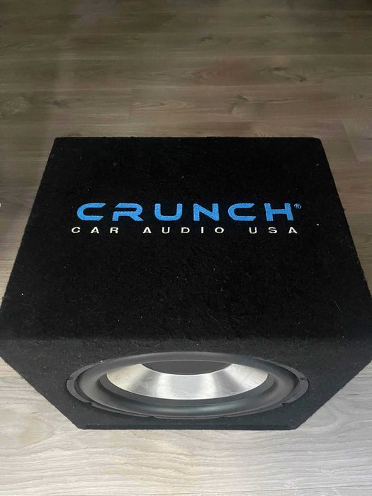 Sistem Audio Crunch USA complet | Subwoofer + Amplificator + Cabluri | Audi A4