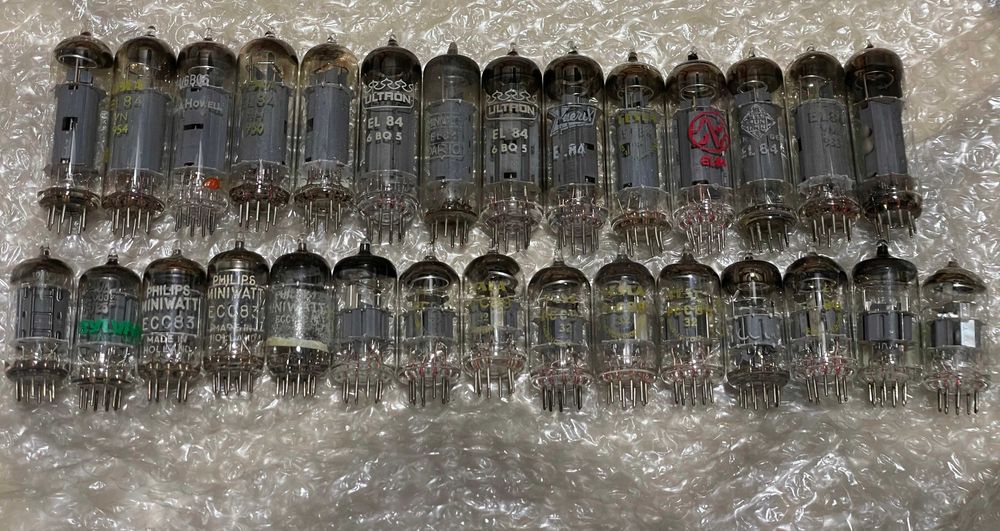 комплект 29 лампи радиолампи