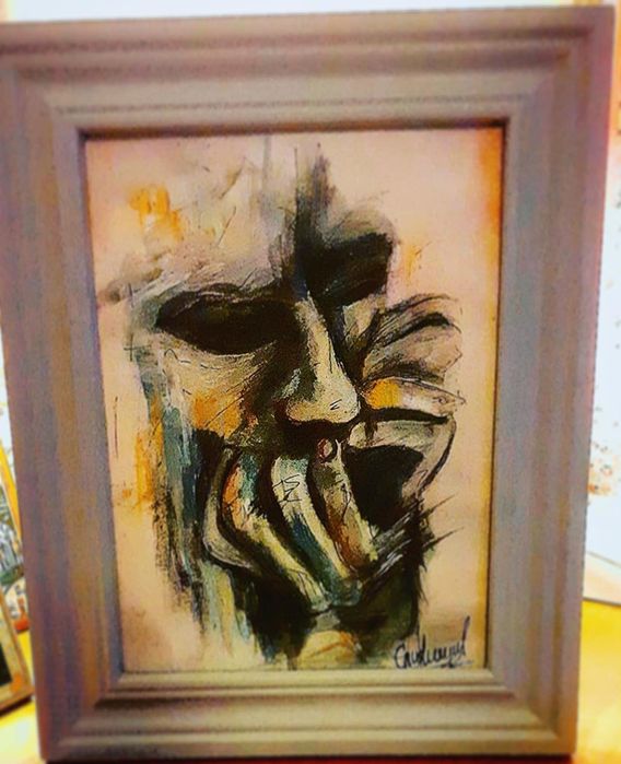 Картини масло ,смесена техника