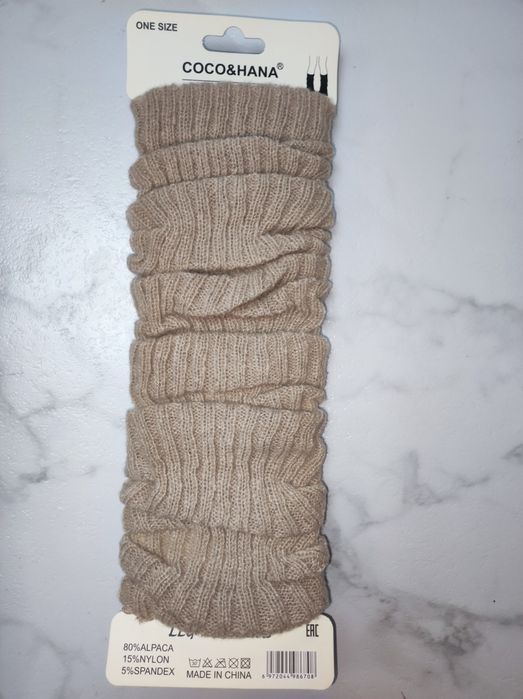 Гетры из шерсти альпаки