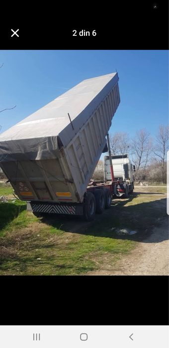 Vând semiremorca sau schimb cu buldoexcavator