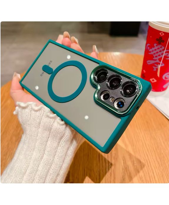 SAMSUNG S23/S24/PLUS/ULTRA - Husa Magsafe Pc Camera Protect