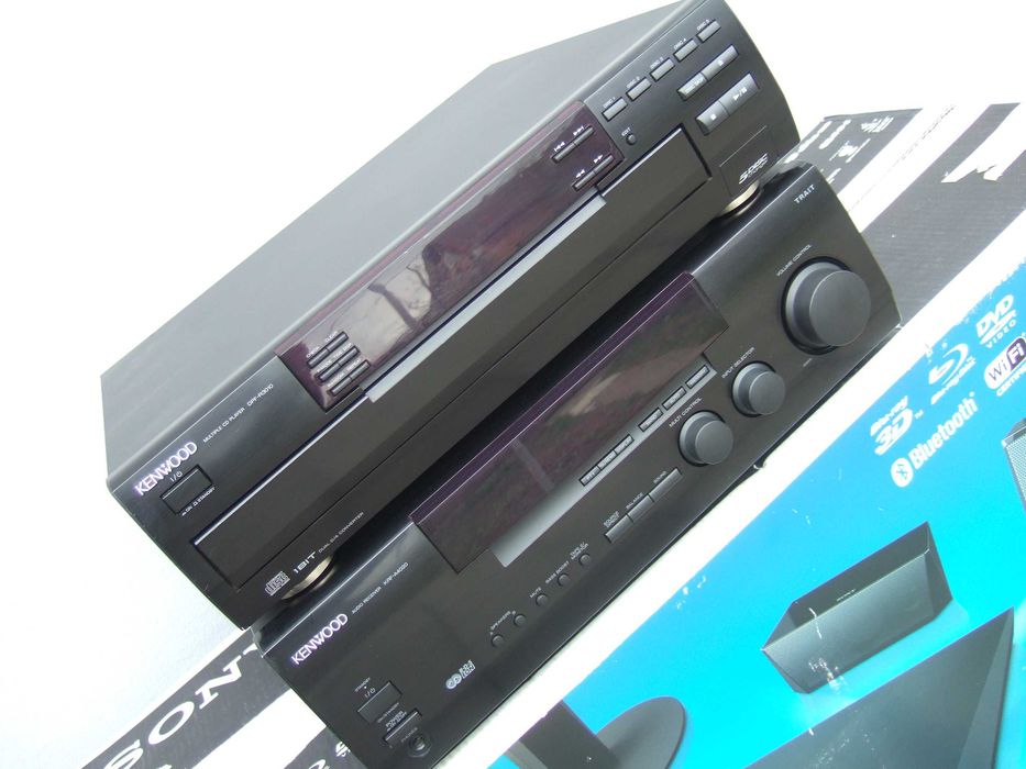 Linie audio Kenwood. Receiver Si Cd player .