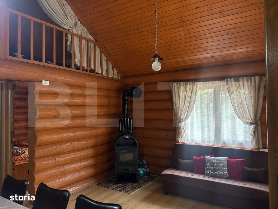 Cabana din busteni - refugiu ideal in mijlocul naturii
