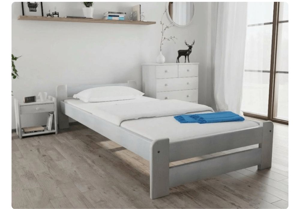 Pat 200 * 90, nou, din lemn