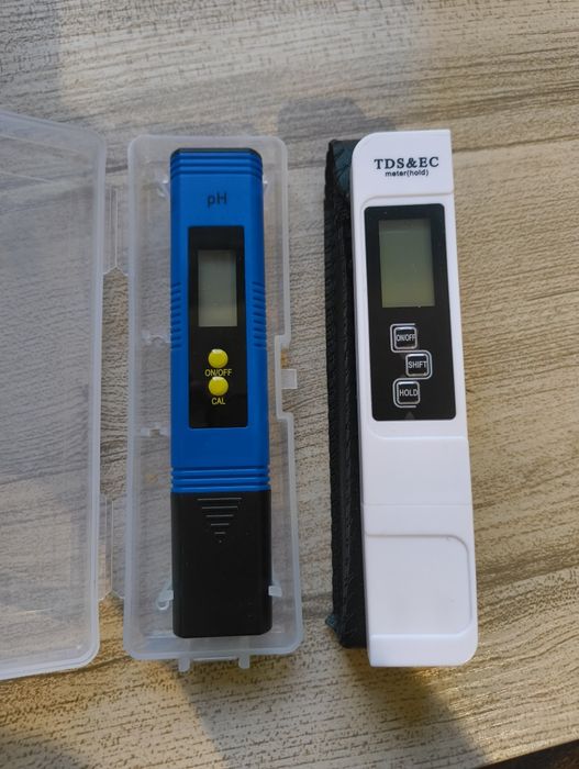 Set 2 aparate digitale pentru testarea calității apei (pH-metru + TDS & EC metru) – Noi