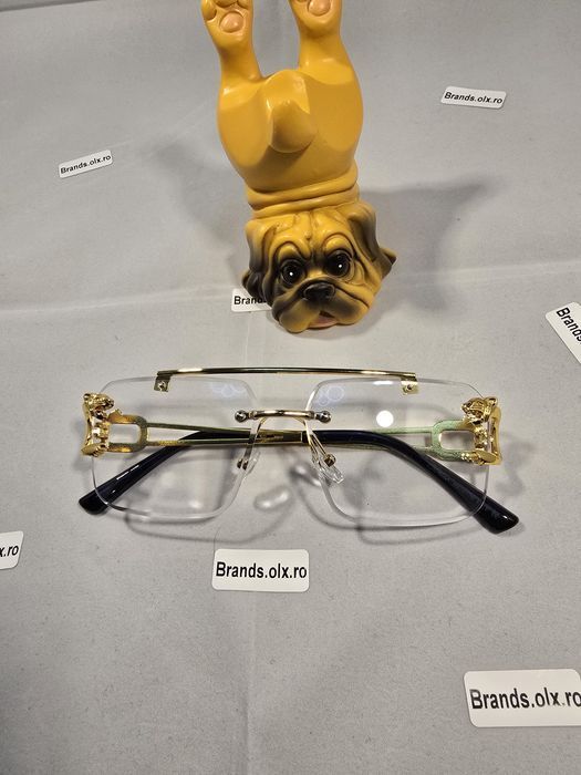 Set Ochelari de soare Cartier, Gold Frame, 8809, Made in Italy
