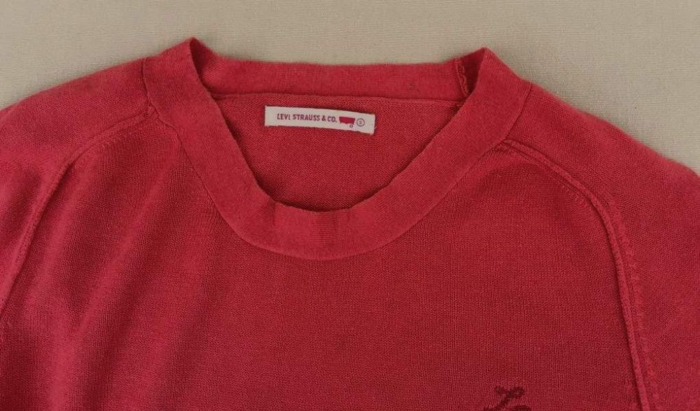 LEVIS Bluza Fashion Dama Rosu Caramiziu Bumbac S-M Oferta  1+1