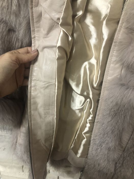 Дамско палто естествен косъм Намалено