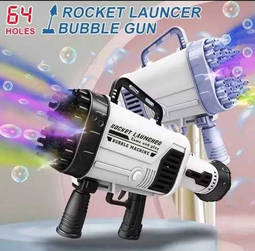 Мощна Базука за сапунени мехурчета, 44/60 дупки Базука сапунени балони