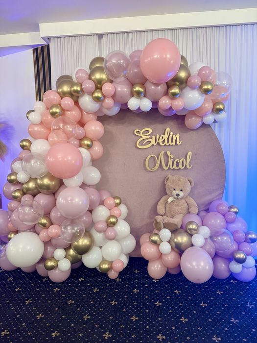 Decor din baloane/oglinda foto