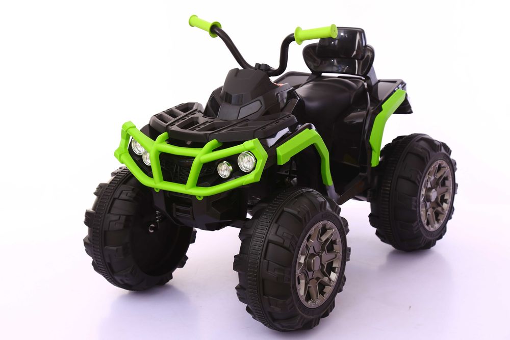 ATV electric, Kinderauto Offroad 2x 45W 12V cu scaun tapitat Green