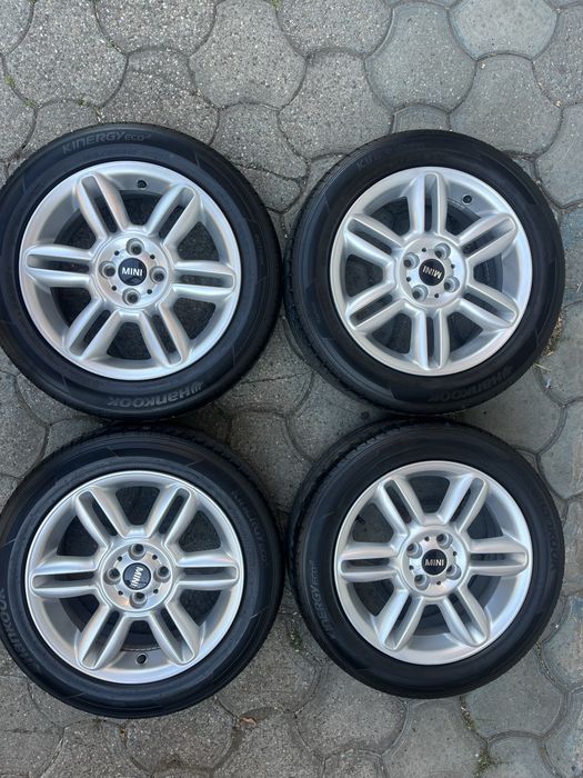 Jante aliaj 4x100mm, anvelope vara 195/55 R16, Mini Cooper One, Cabrio, Clubvan Clubman, Opel Mazda Kia Hyundai Suzuki Toyota Honda
