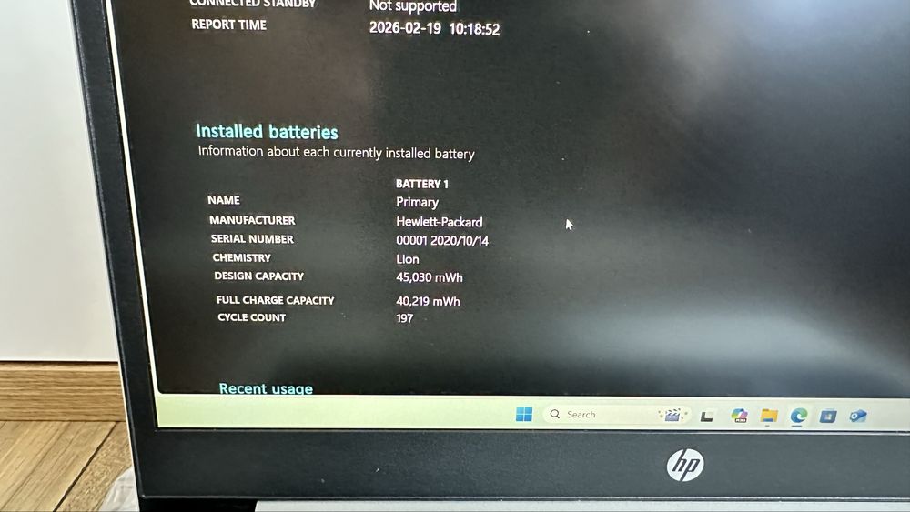 Лаптоп HP Probook 450 G7 15.6” Intel i5-10210u 16GB RAM 256GB SSD