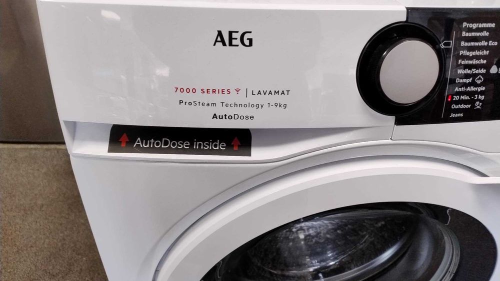 А+++ Пералня машина AEG-Аег 9 кг 1400 об/мин Autodose ProSteam®