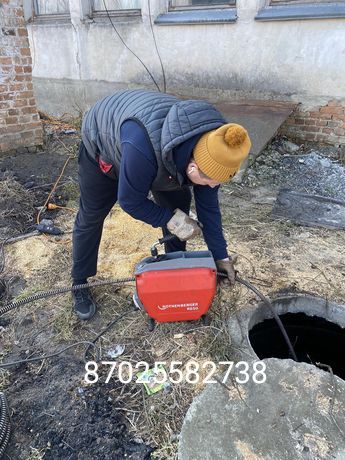Прочистка канализаций крот чистка засоров телеинспекция