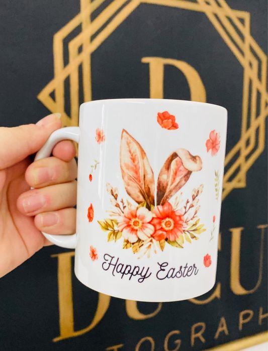 Cana cu mesaj Happy easter