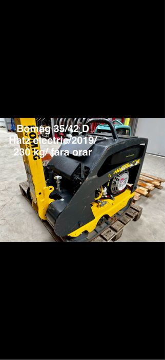 Talpa / placa  compactoare Bomag 35/42 D / 230 kg / 2019 / Hatz