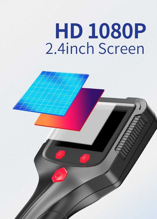 Endoscop video-camera ecran color,HD,acumulator,cablu2m