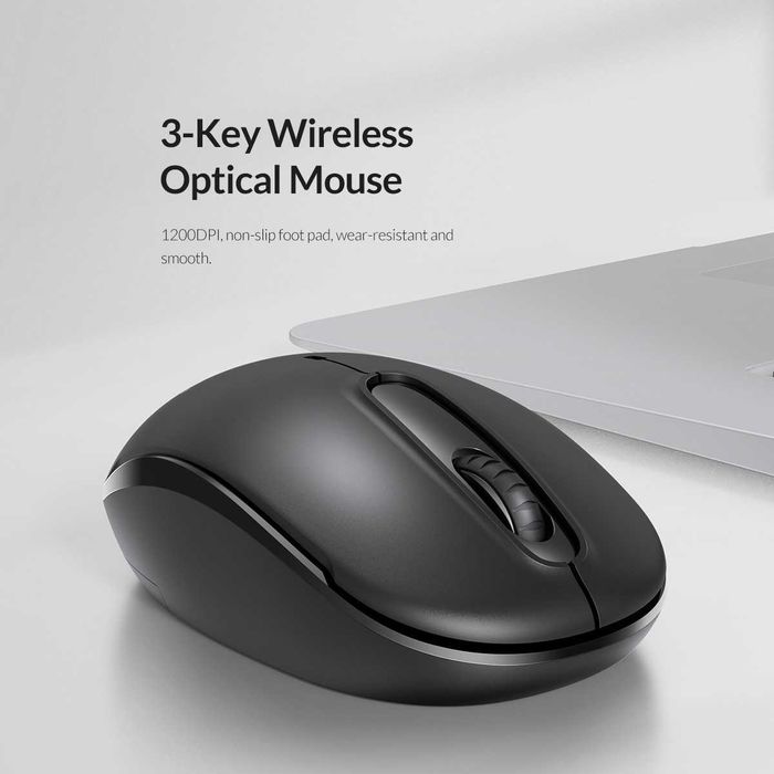 Orico Set tastatura + mouse wireless cu taste multimedia, silentioasa