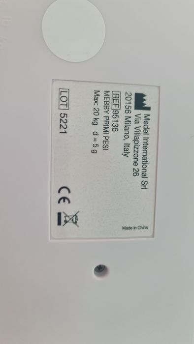 Cantar bebe Mebby Italia