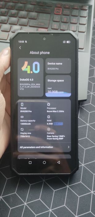 Telefon Blackview BV6200 Pro