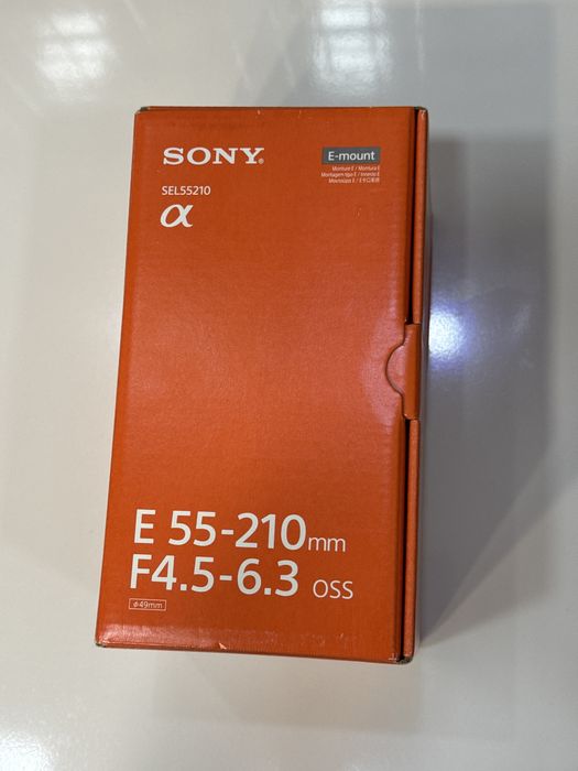 Obiectiv foto Dslr • Sony SEL55210 • E 55-210 mm • f4.5-6.3 • NOU •